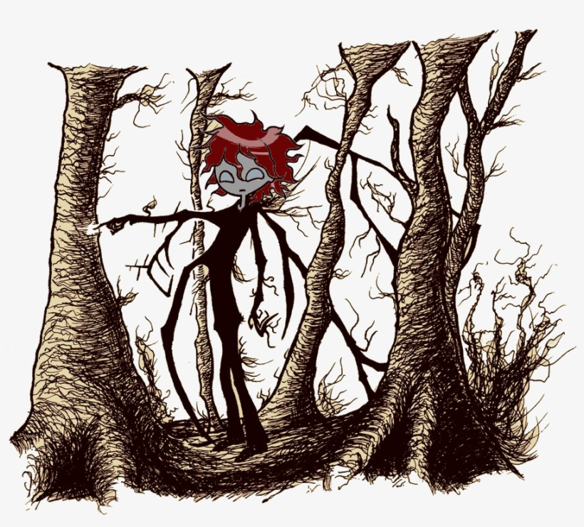 The Birch King - Slenderman, transparent png