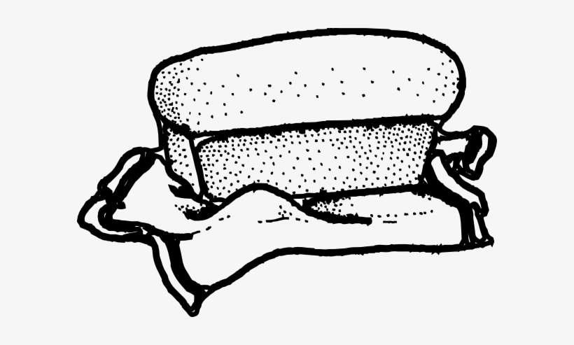 Image Transparent Library Clip Art At Clker Com Vector - Bread Clipart Black And White Transparent, transparent png