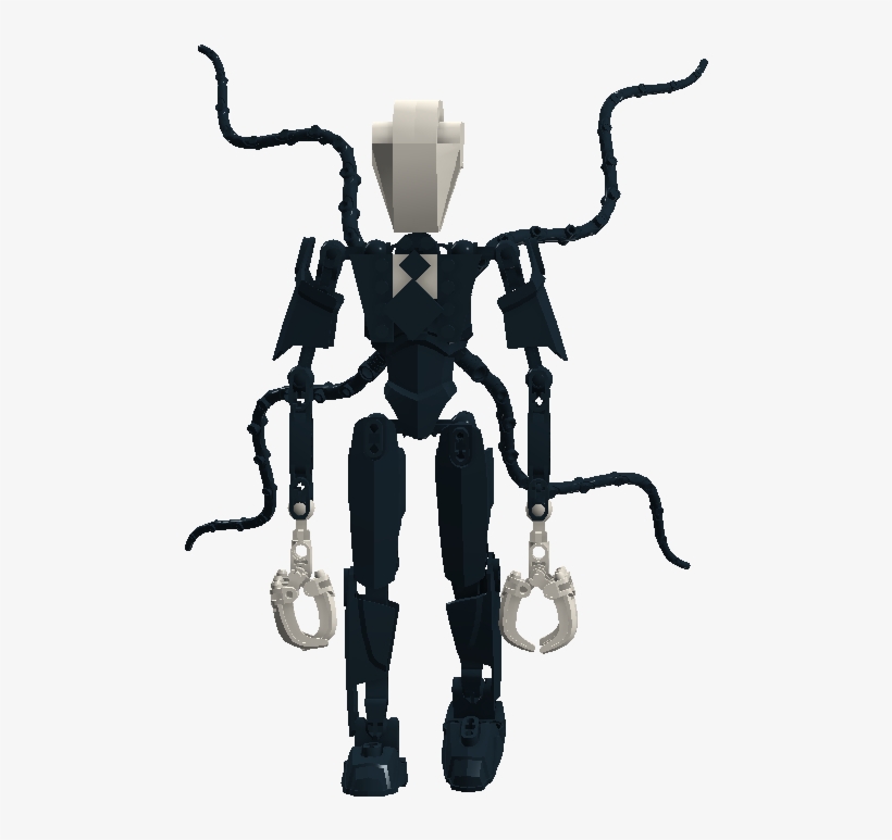 Slendy1 - Slender Lego, transparent png