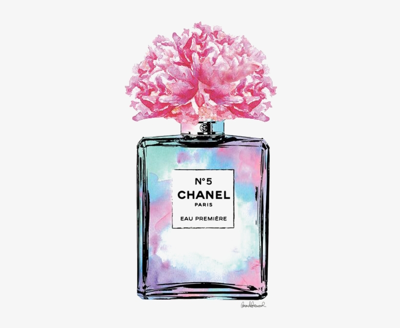 Jpg Transparent Chanel No Fashion Louis Vuitton Transprent - Marmont Hill 'blush' By Amanda Greenwood Framed Painting, transparent png