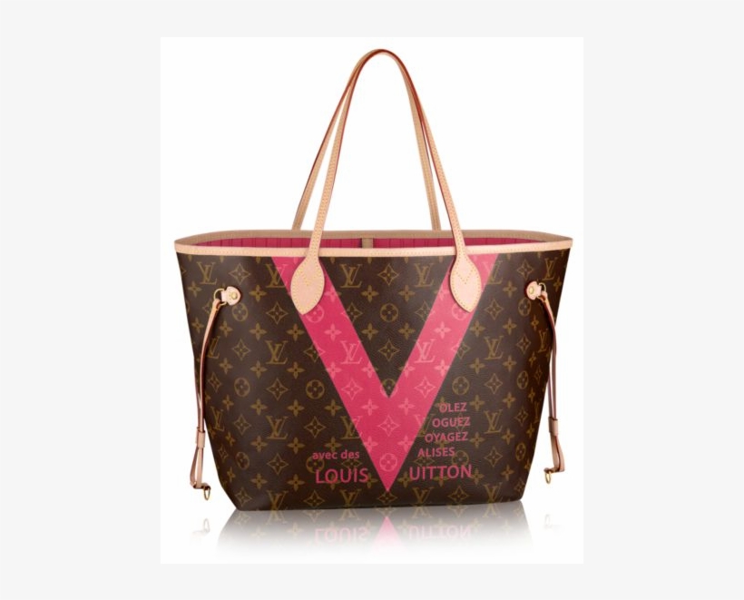 Louis-vuitton Neverfull Mm Monogram V - Louis Vuitton Neverfull Monogram V, transparent png