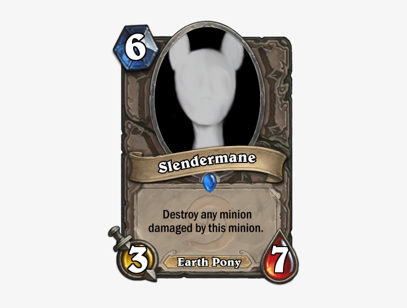 Card, Hearthstone, Safe, Slenderman, Slendermane, Trading - Darkest Dungeon Hearthstone Cards, transparent png