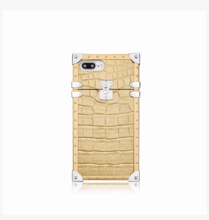 Louis Vuitton's Golden Crocodile Iphone 7 Plus - Handbag, transparent png