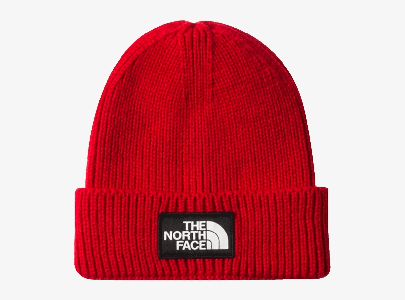 Tnf Logo Box Cuffed Beanie T93fjx682 - Beanie, transparent png