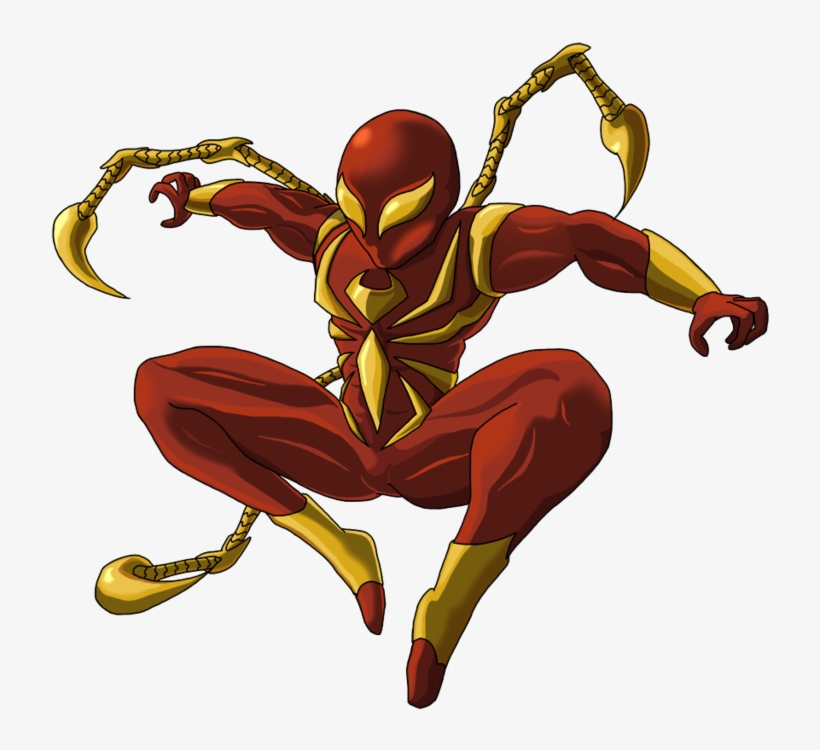 Iron Spiderman Png Photo - Iron Spider Man Spider Man Web Of Shadows, transparent png