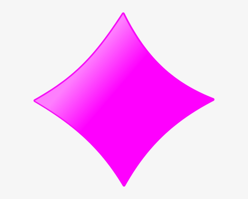Card Symbols Diamond Vector Clip Art Wxguex Clipart - Purple Diamond Shape, transparent png
