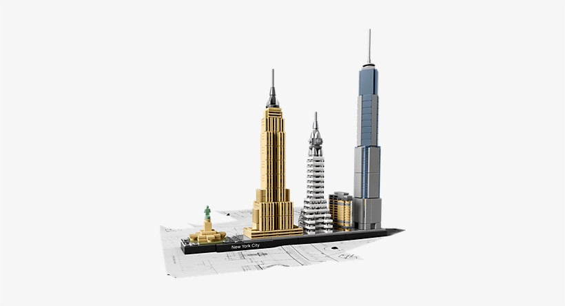 Celebrate New York City With This Lego® Architecture - New York City Skyline Lego, transparent png