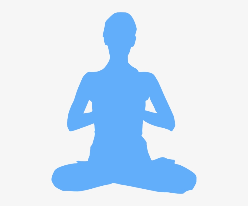 Chinese Meditation Cliparts - Black Yoga Icon, transparent png