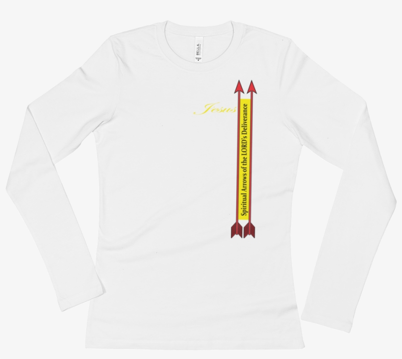 Ladies' Long Sleeve T-shirt - Long-sleeved T-shirt, transparent png