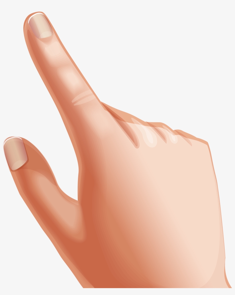 Finger Touching Png Clipart Image - Finger Clipart Png, transparent png