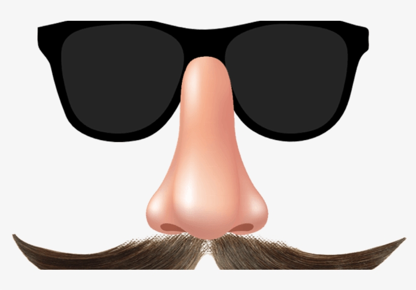 Curly Mustache With Clip Art Beauty Within - Groucho Marx Glasses Png, transparent png