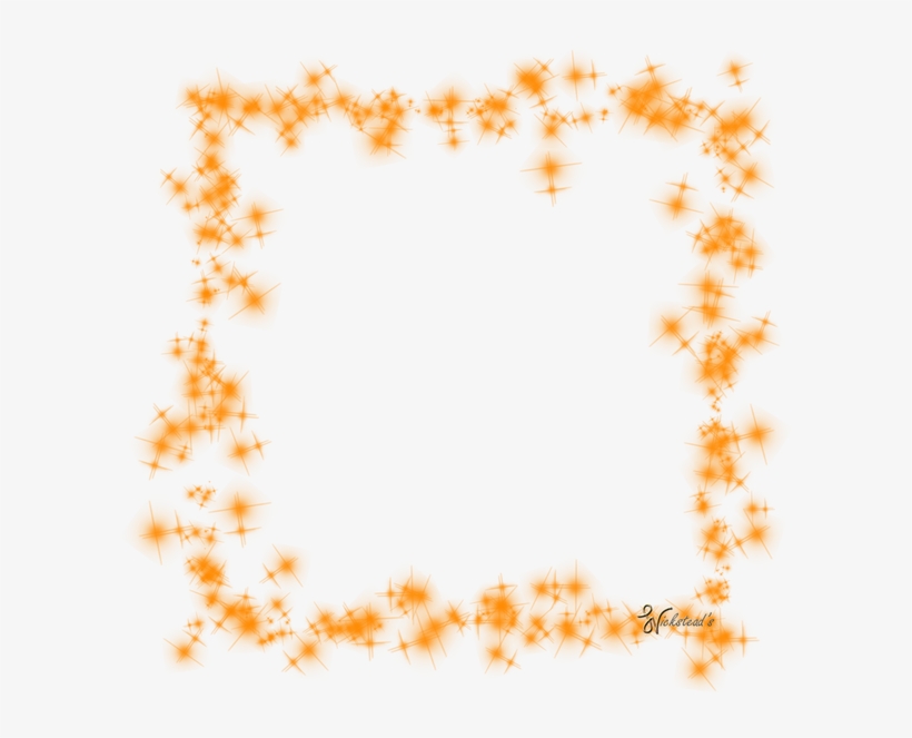 Orange Frame Hd Mart - Happy New Year Border Png, transparent png