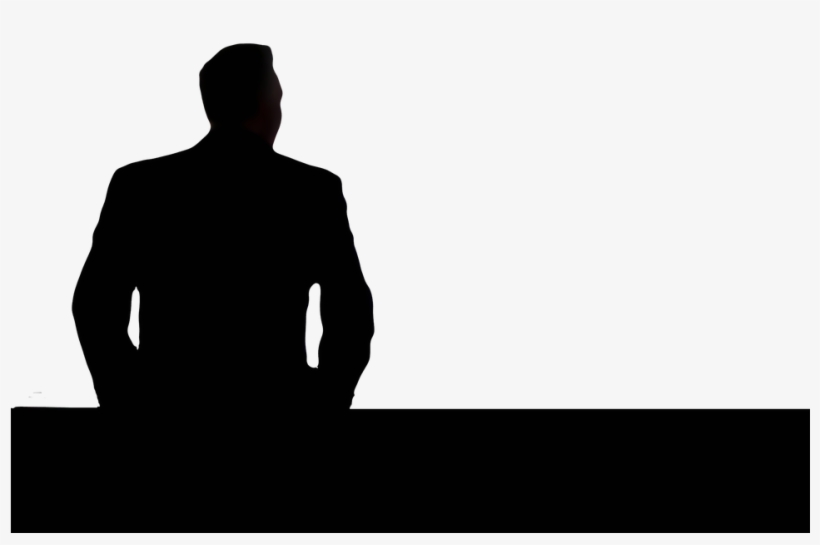Businessman Silhouette Png File, transparent png
