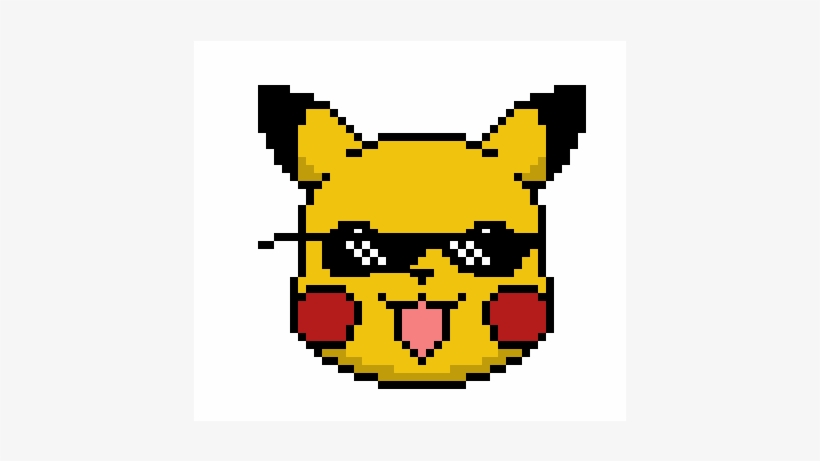 Pikachu With Swag Glasses, transparent png