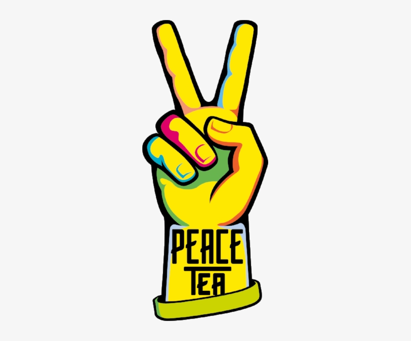 Peace Logo Finger Love Pictures Png Peace Png Logo - Peace Tea Sweet Lemon Tea - 23 Fl Oz Can, transparent png