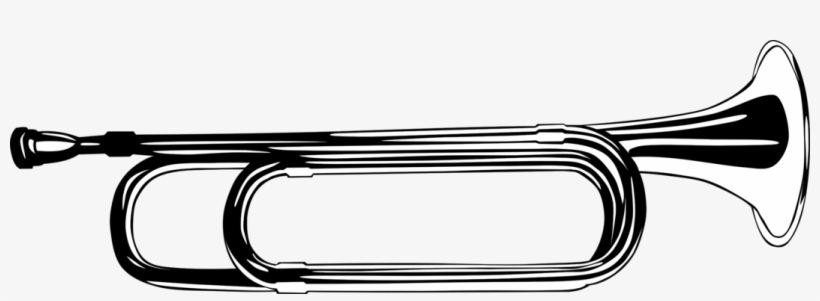 Bugle Drawing Trumpet Musical Instruments Cartoon - Bugle Clip Art, transparent png