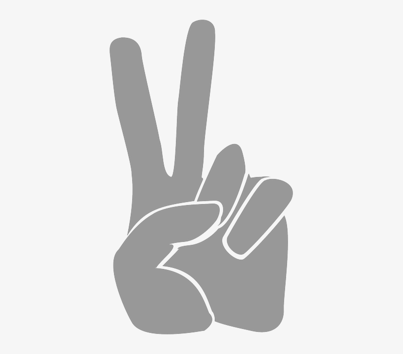 Two, Symbol, Hand, Finger, Victory, Separate, Fingers - Victory Symbol, transparent png