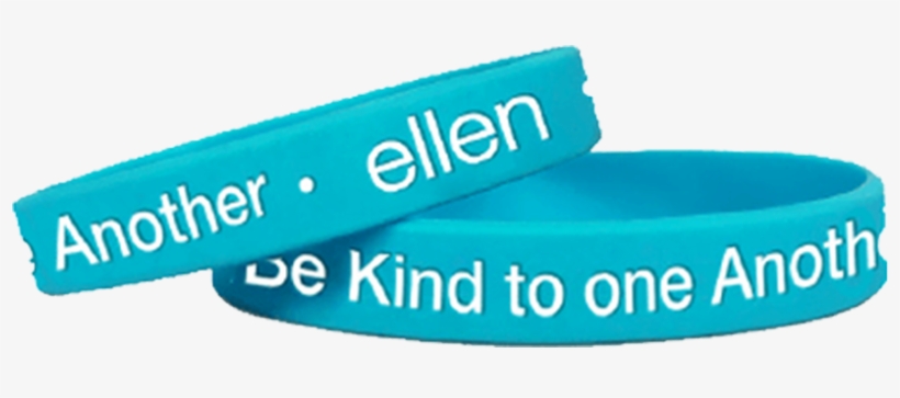Ellen Show Be Kind To One Another Bracelet - Blue, transparent png