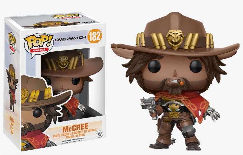 Mccree Pop Vinyl Figure - All Overwatch Funko Pops, transparent png
