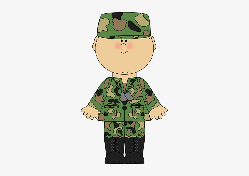 Image Black And White Stock Boy In Army Uniform Clip - Army Man Clip Art, transparent png