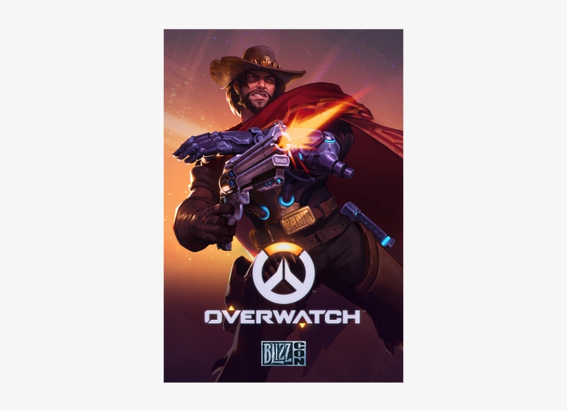 Overwatch Mccree Poster - Demon Hunter Sombra Skin, transparent png