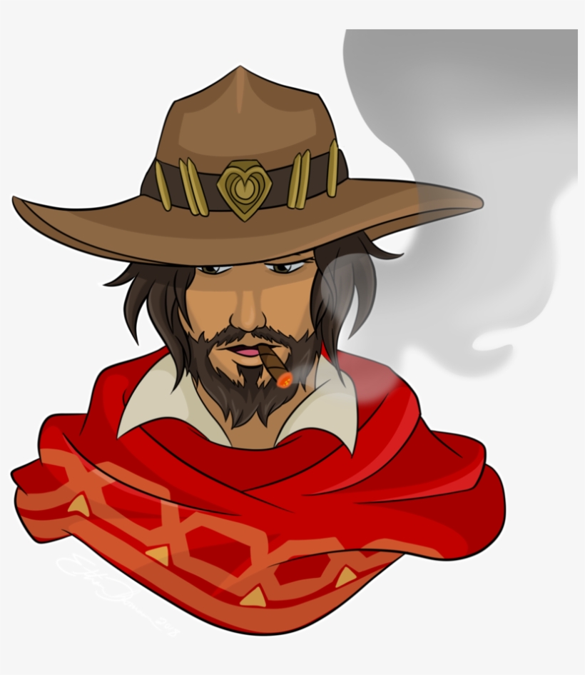 Mccree Transparent Howdy - Illustration, transparent png