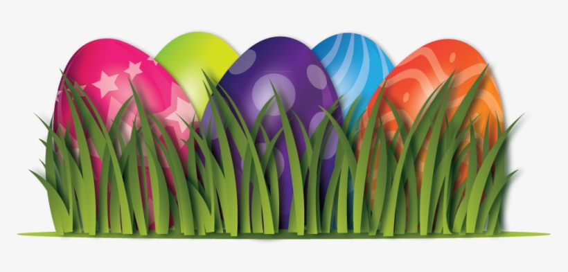 Easter Grass Eggs Png Image Background - Easter Eggs Transparent Background, transparent png