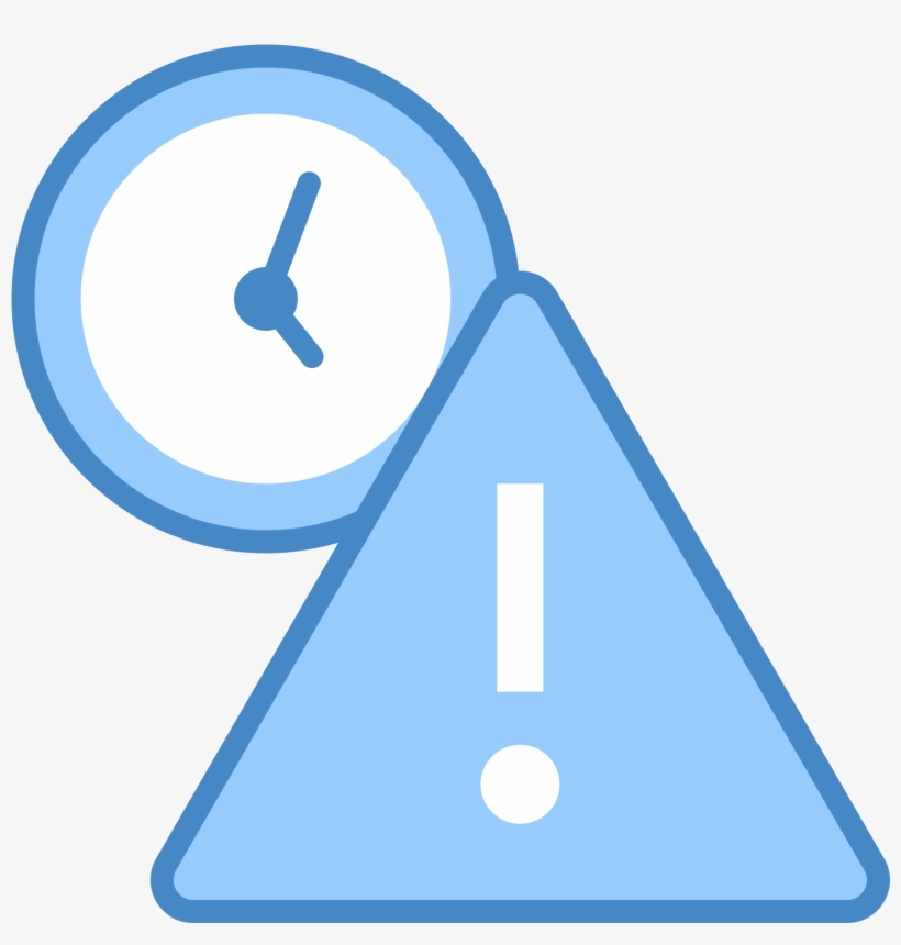 The Icon Is Of Two Shapes, One Triangle Shape With - Expired Icon Png, transparent png