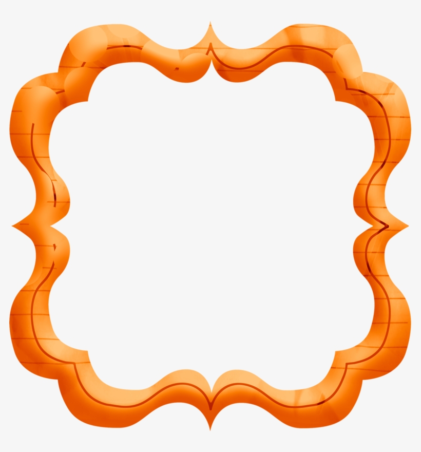 Фотки Paper Borders, Writing Paper, Picture Frames, - Marcos Para Fotos Color Naranja, transparent png