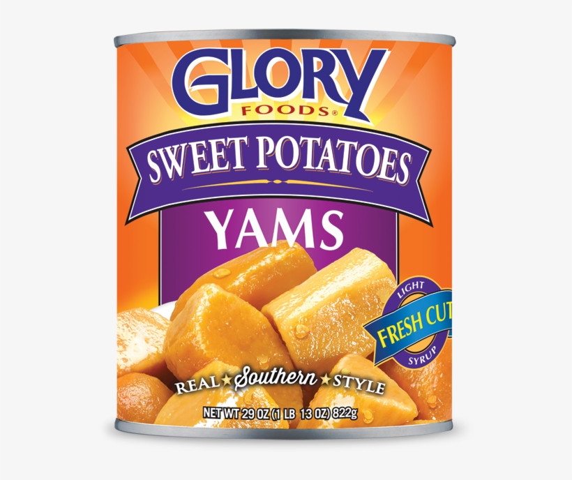 Cut Sweet Potatoes - Glory Foods Traditions Sweet Potatoes - 29 Oz Can, transparent png