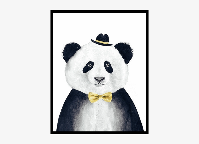 Petite Bello Room Decor Cm No Frame / Panda Modern - Hipster Panda, transparent png
