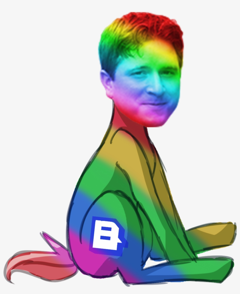Kappa Pride Png - Kappapride Emote, transparent png