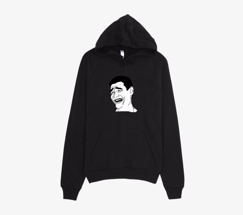 Yao Ming Hoodie - Oh Look Another Sad Kid In A Black Hoodie, transparent png
