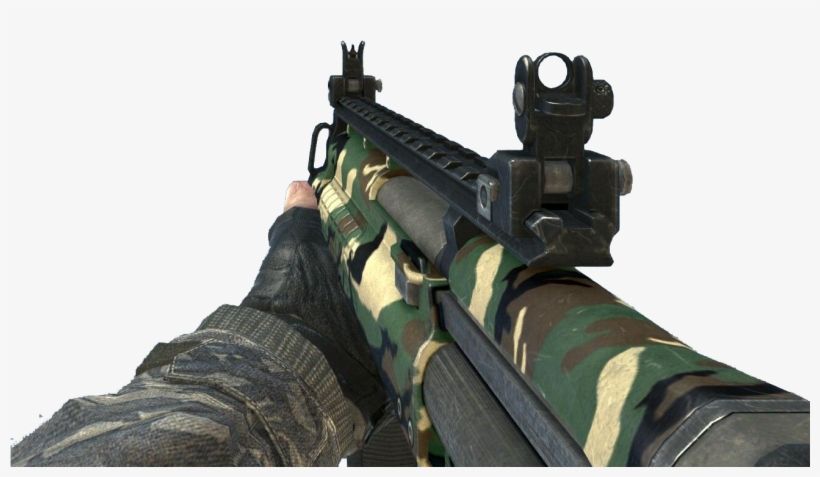 Ksg 12 Classic Mw3 - Mw3 Blue Camo, transparent png