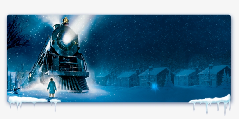 Polar Express Pajama Party - Polar Express Photography Backdrop, transparent png