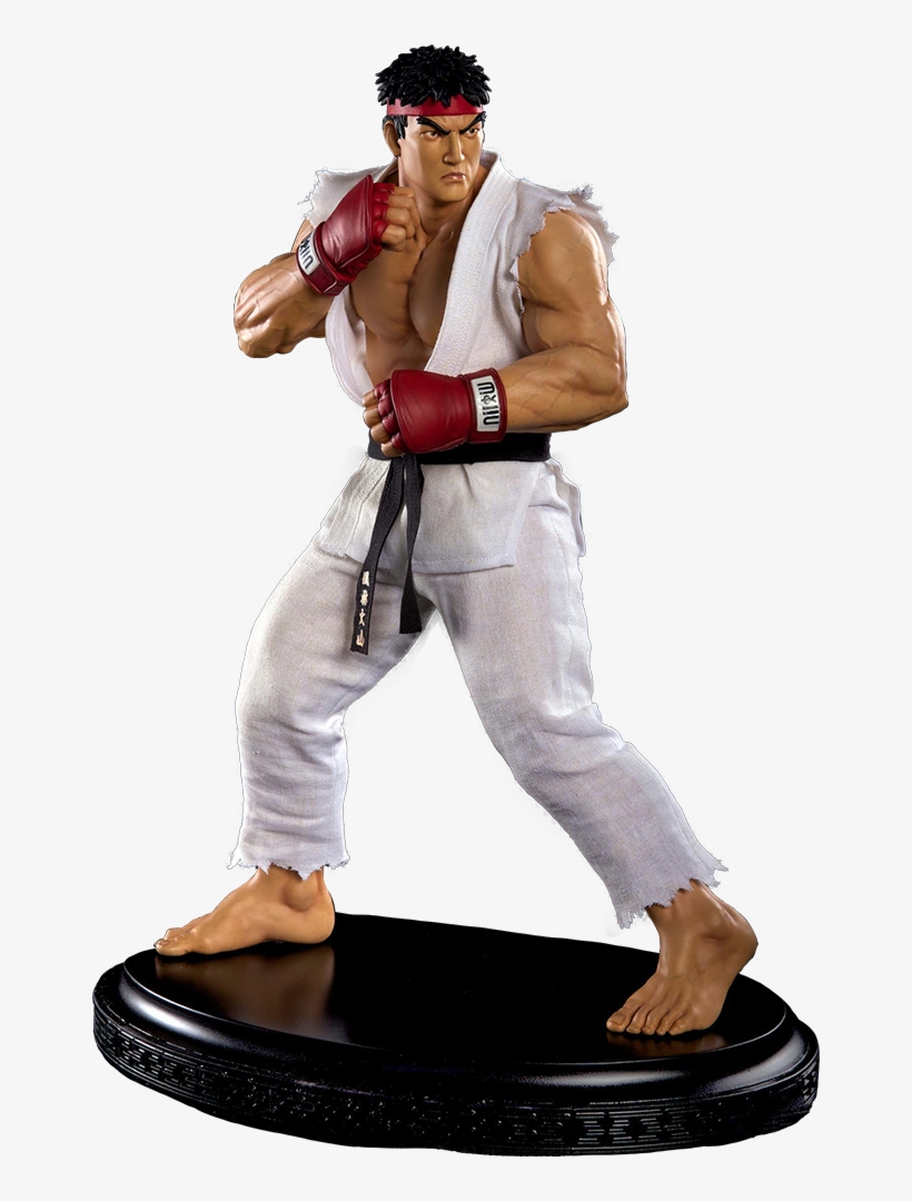 Ryu Mixed Media 1/4 Scale Statue - Street Fighter 1/4-scale Ryu Statue, transparent png