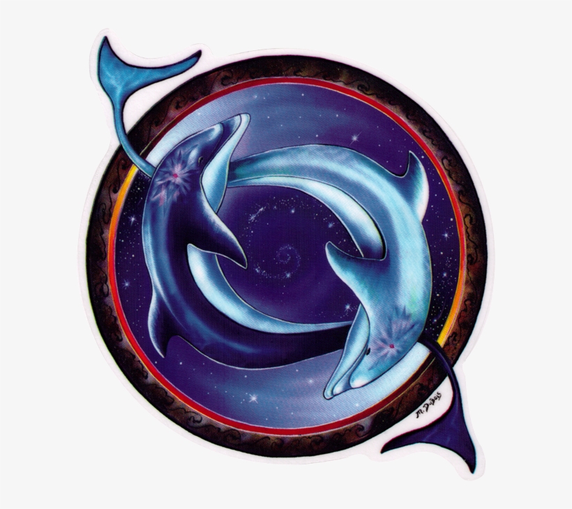 Wa407 Yin Yang Dolphin - Yin And Yang Dolphin, transparent png