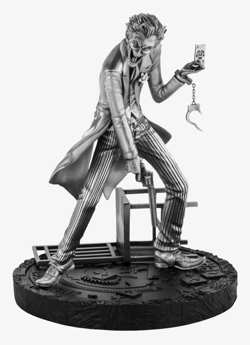 The Joker 7” Pewter Statue - Joker Figurine, transparent png