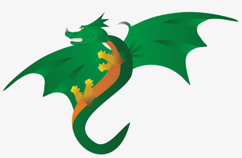 Yükle Mysterious Green Creature Dragon Fairy Tale, - Dragon, transparent png