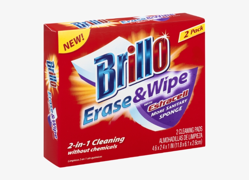 Brillo Basics - Erase & Wipe With Estracell ( 2, transparent png