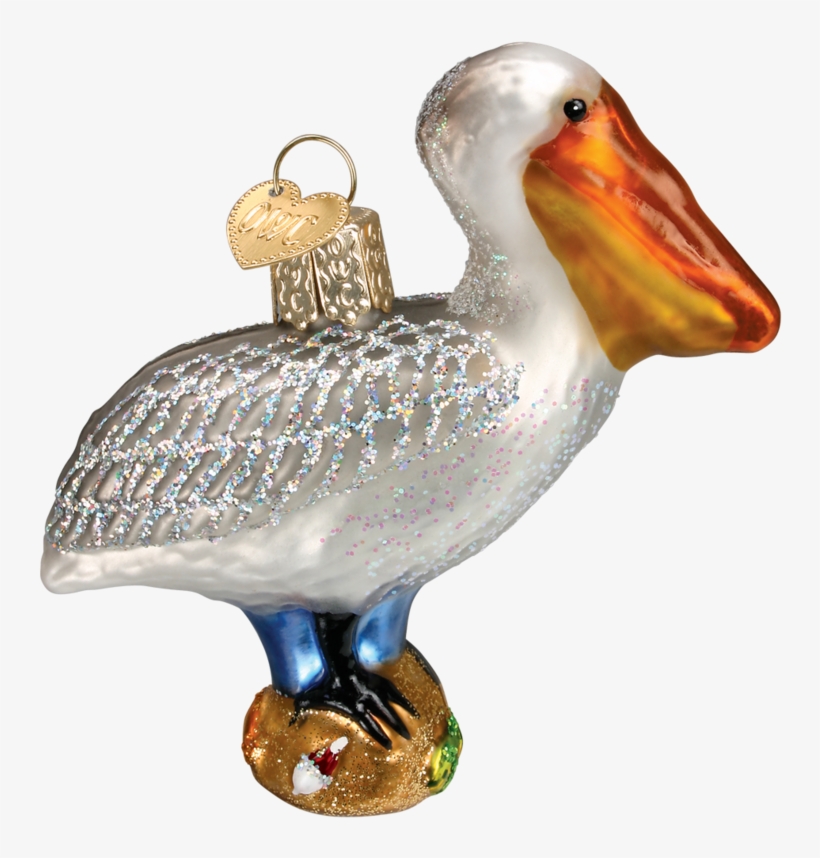 Old World Christmas Pelican Ornament, transparent png
