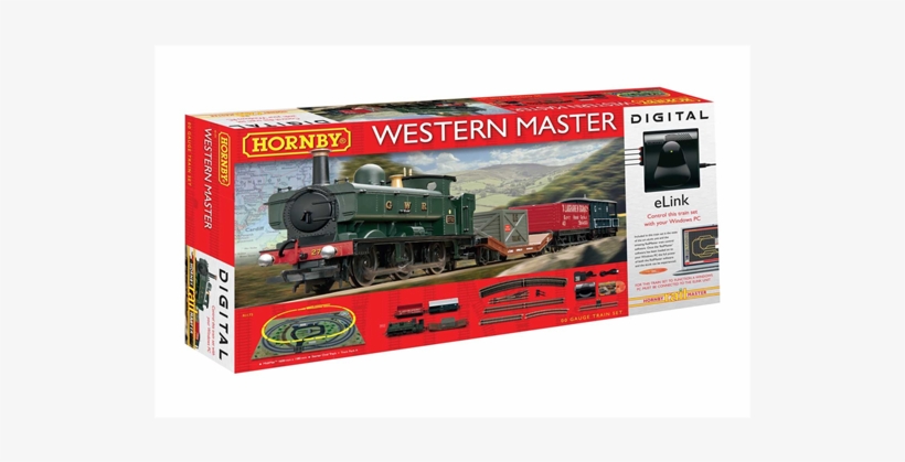 Western Master Digital Train Set With Elink - Hornby R1173 Western Master Digital Train Set, transparent png