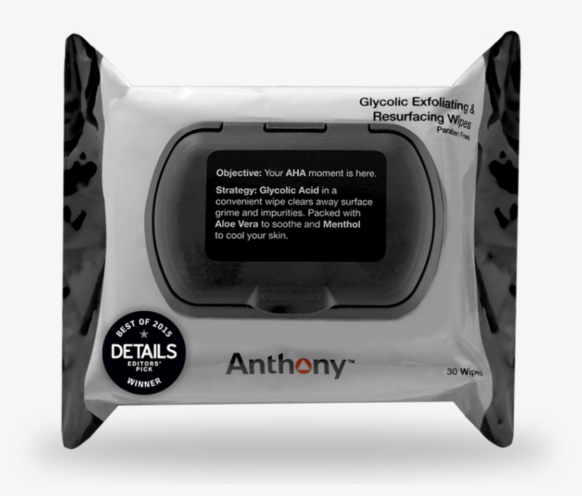 Glycolic Exfoliating & Resurfacing Wipes With Details - Anthony Glycolic Exfoliating & Resurfacing Wipes, transparent png