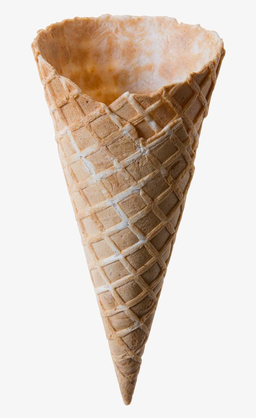 Medium Waffle Cone - Ice Cream Cone, transparent png