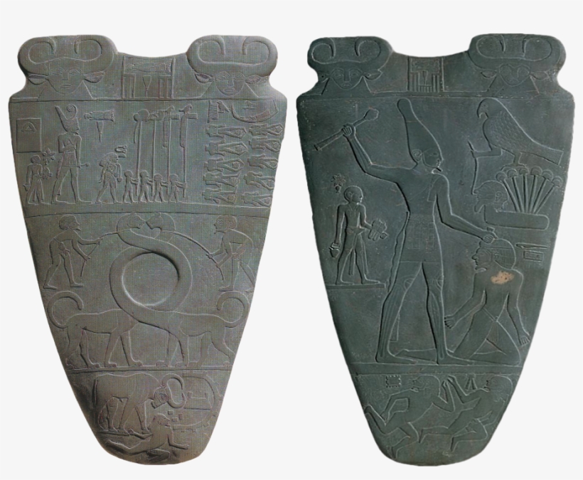 Both Sides Of The Narmer Palette Are Decorated With - Palette Of Narmer Hierakonpolis, transparent png