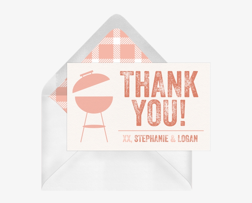 Baby Q Grill Thank You Note - Weber Baby Q1000, transparent png