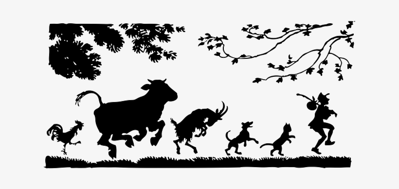 Animals, Cat, Man, Silhouette, Dog, Cow, Goat - World Zoonoses Day 2018, transparent png