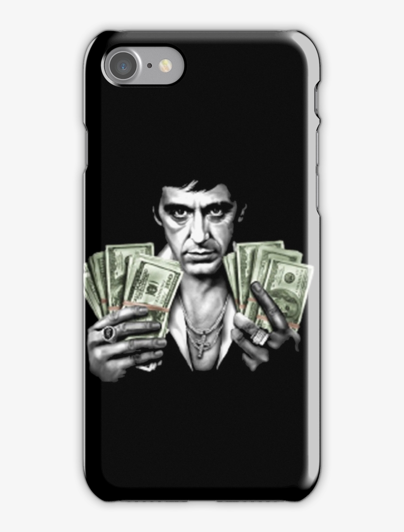 Scarface Iphone 7 Snap Case - Never Fuck With Me Quotes, transparent png