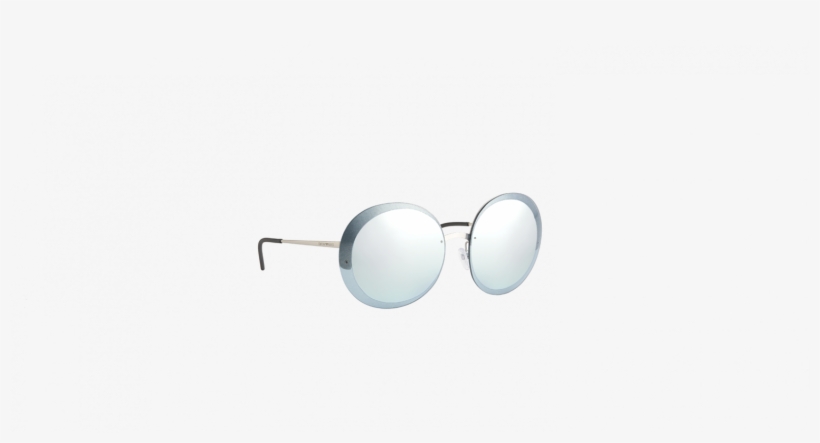 Emporio Armani Round Mirrored Round Sunglasses - Reflection, transparent png