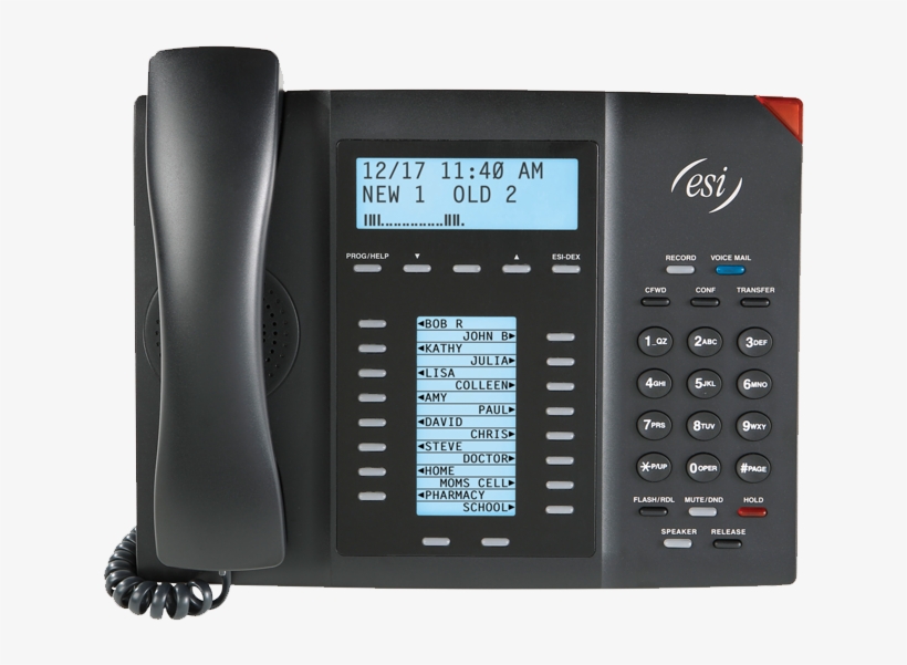 Esi 60 Business Phone - Telephone, transparent png